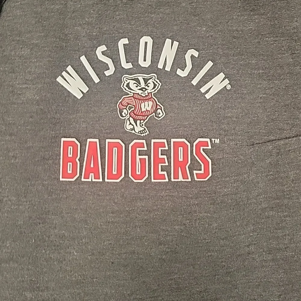 BOXSEAT unisex Wisconsin Badger Grey Sweatpants (Size M)